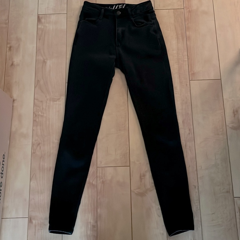 soft black skinny jeans